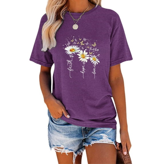 Anbech Be Kind Women Shirt Dandelion Flower Graphic Tshirt Inspirational Summer Top Short Sleeve Letter Print Shirt