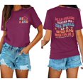 thumbnail image 1 of Anbech Be Kind Women Shirt Printed Back and Forth Letter Graphic Tshirt Inspirational Summer Top Short Sleeve Letter Print Shirt, 1 of 7