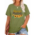 thumbnail image 1 of Anbech Blessed MAMA Plus Size T-Shirts for Women Graphic Sunflower Print Oversize Short Sleeves T-Shirt with Round Neck, 1 of 9
