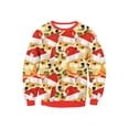 thumbnail image 1 of Anbech Cartoon 3D Print Tshirt Couple Merry Christmas Ugly Sweatshirt Long sleeve Graphic Women Men Pullover Xmas Shirt, 1 of 2