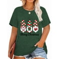 thumbnail image 1 of XCHQRTI Christmas Tree Shirt for Women Plus Size Tshirt Short Sleeve Graphic Top, 1 of 11