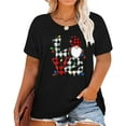 thumbnail image 1 of Anbech Cute Heart T-Shirts for Women Plus Size Graphic LOVE Short Sleeves Tees, 1 of 9