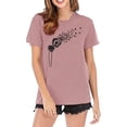 thumbnail image 1 of XCHQRTI Dandelion Shirts for Women Graphic Tshirts Short Sleeve Summer Tunic Tees, 1 of 9