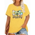 thumbnail image 1 of Anbech Dog Mom Womens Plus Size Shirt Graphic Mother's Day Tshirt Short Sleeve oversized Crewneck Causal Tee Top, 1 of 2