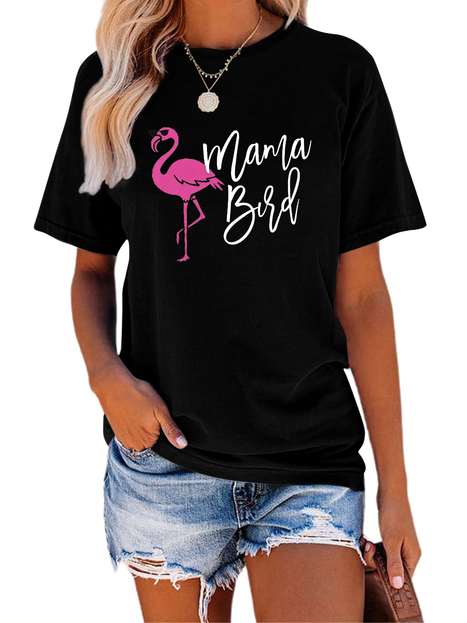 Mama bird hotsell flamingo shirt