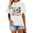 thumbnail image 1 of XCHQRTI Ghost Shirt for Women Vintage Halloween Tshirt Graphic Shirts Funny Retro Short Sleeve Tops, 1 of 8
