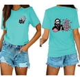 thumbnail image 1 of XCHQRTI Ghost Shirt for Women Vintage Halloween Tshirt Graphic Shirts Funny Retro Short Sleeve Tops, 1 of 8
