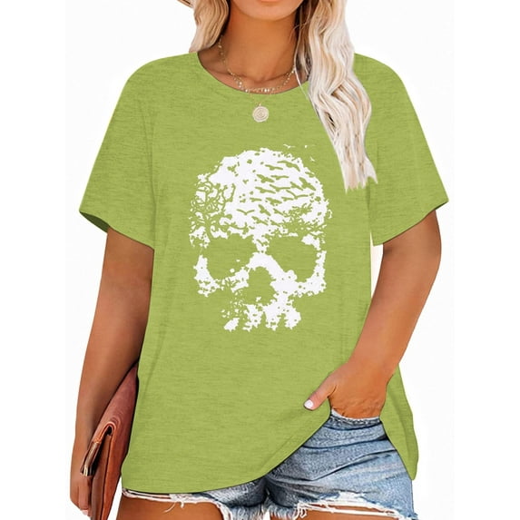 Anbech Hocus Pocus Halloween Shirts for Women Plus Size Holiday Tshirt Graphic Short Sleeve Tops
