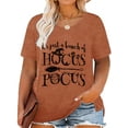 thumbnail image 1 of Anbech Hocus Pocus Shirts for Women's Plus Size Halloween Shirts Its Just A Bunch of Hocus Pocus Oversized Graphic Tee, 1 of 2