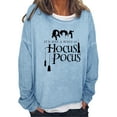 thumbnail image 1 of Anbech Women Hocus Pocus Sweatshirt Halloween Graphics Pullover Tees Long Sleeve Vintage Tops, 1 of 2