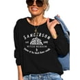 thumbnail image 1 of Anbech Women Hocus Pocus Sweatshirt Halloween Graphics Pullover Tees Long Sleeve Vintage Tops, 1 of 2