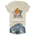 thumbnail image 1 of Anbech It's Fall Yall Women Shirt Halloween Casual Tshirts Pumpkin Letter Graphic Short Sleeve Tops, 1 of 2