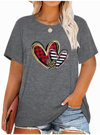 : Low Cut Tees for Womens Striped Shirt Plus Size Eagles