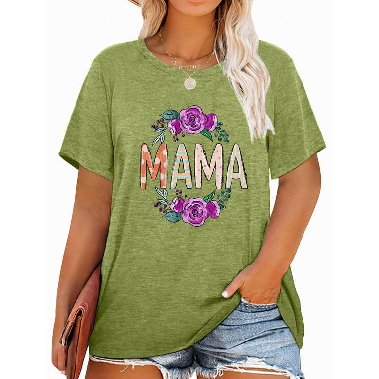 mama shirts plus size