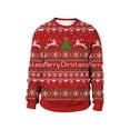 thumbnail image 1 of Anbech Novelty 3D Print Sweatshirt Ugly Women Men Pullover Long Sleeve for Christmas Graphic Tshirt Couple Outfit, 1 of 2