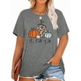 thumbnail image 1 of Anbech Plus Size Hocus Pocus Shirt Christmas Tshirt for Women Its Fall Yall Short Sleeve Graphic Tees, 1 of 6