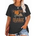 thumbnail image 1 of Anbech RODEO Plus Size T-Shirts for Women Graphic Something In the Orange with Cactus Print Vintage Short Sleeves T-Shirt with Round Neck, 1 of 3