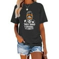thumbnail image 1 of XCHQRTI Skull Shirt for Women Vintage Halloween Tshirt Graphic Shirts Funny Retro Short Sleeve Tops, 1 of 8