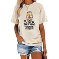 thumbnail image 1 of XCHQRTI Skull Shirt for Women Vintage Halloween Tshirt Graphic Shirts Funny Retro Short Sleeve Tops, 1 of 8
