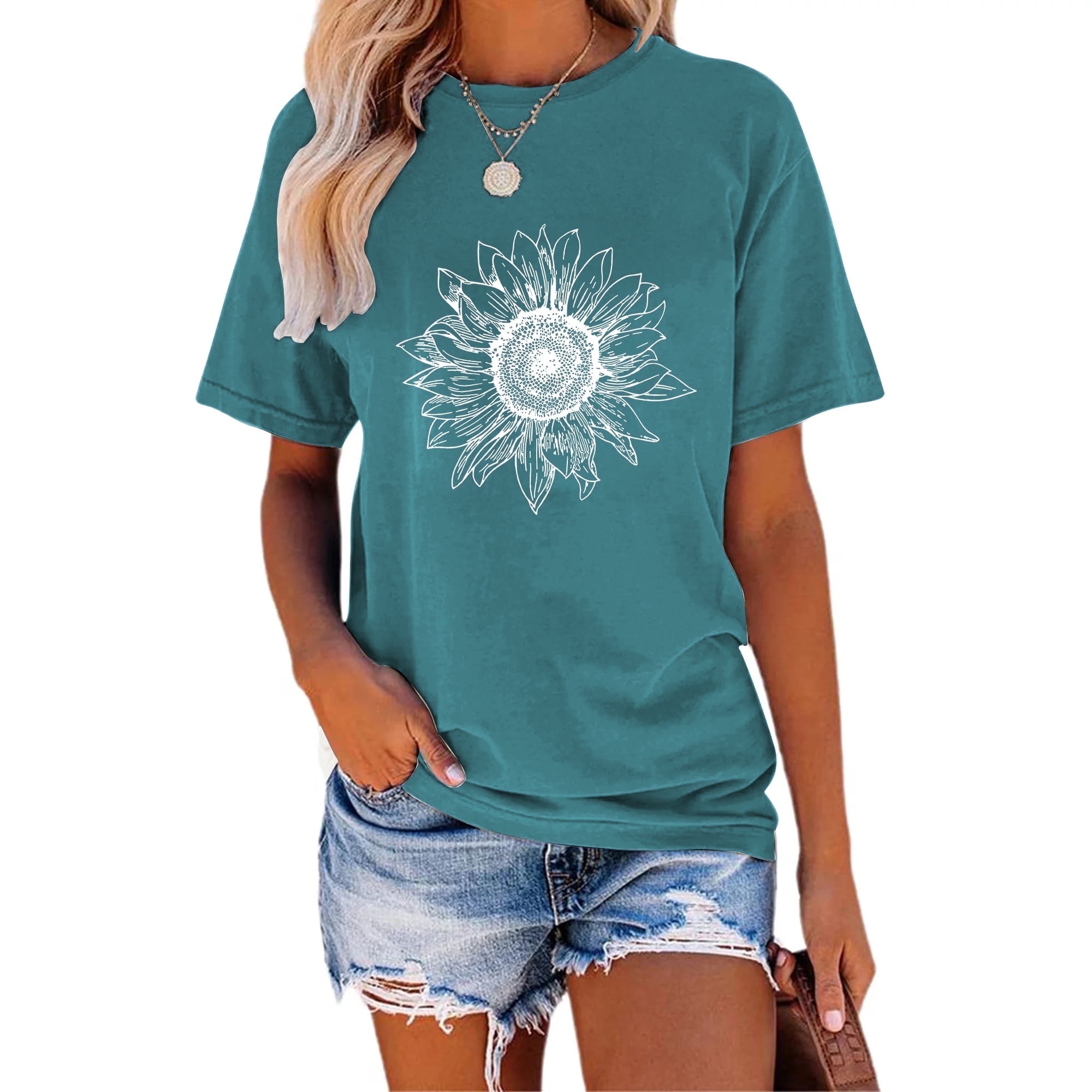 Anbech Women's Vintage Nature Graphic Tee - Camping Hiking Travel T-Shirt, Soft Cotton Blend, Dark Grey, Large - View #12