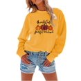 thumbnail image 1 of Anbech Thankful Grateful Blessed Sweatshirt for Women Pumpkin Shirt Graphic Long Sleeve Pullover Christmas Ladies Top, 1 of 7