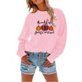 thumbnail image 1 of Anbech Thankful Grateful Blessed Sweatshirt for Women Pumpkin Shirt Graphic Long Sleeve Pullover Christmas Ladies Top, 1 of 7
