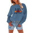 thumbnail image 1 of Anbech Thankful Grateful Blessed Sweatshirt for Women Pumpkin Shirt Graphic Long Sleeve Pullover Christmas Ladies Top, 1 of 7