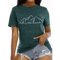 thumbnail image 1 of Anbech Women Mountain T Shirts Adventure Graphic Short Sleeve Shirt Tee Tops, 1 of 6