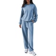 thumbnail image 1 of Anbech Womens 2 Piece Outfits Hoodie Drawstring Sweatpants with Pockets Casual Trendy Sets, 1 of 7