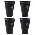 thumbnail image 1 of Anbers 4 Pack Black Plastic Floral Bucket, 16-Inch Farmhouse Fresh Flower Buckets, 1 of 7
