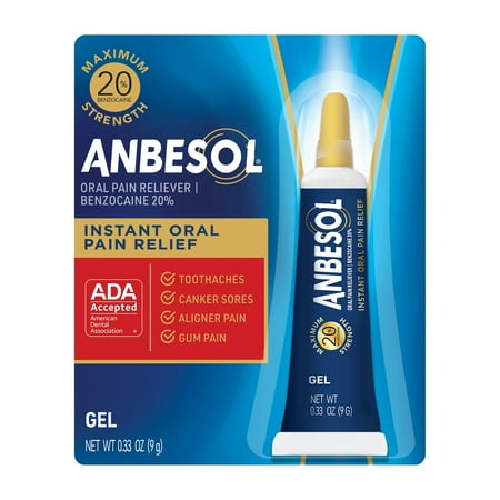 Anbesol Gel Maximum Strength 0.33 oz