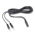thumbnail image 1 of Ancable 6ft 3.5mm Stereo Female to 2-Male Y-Splitter Audio Cable, 1 of 7