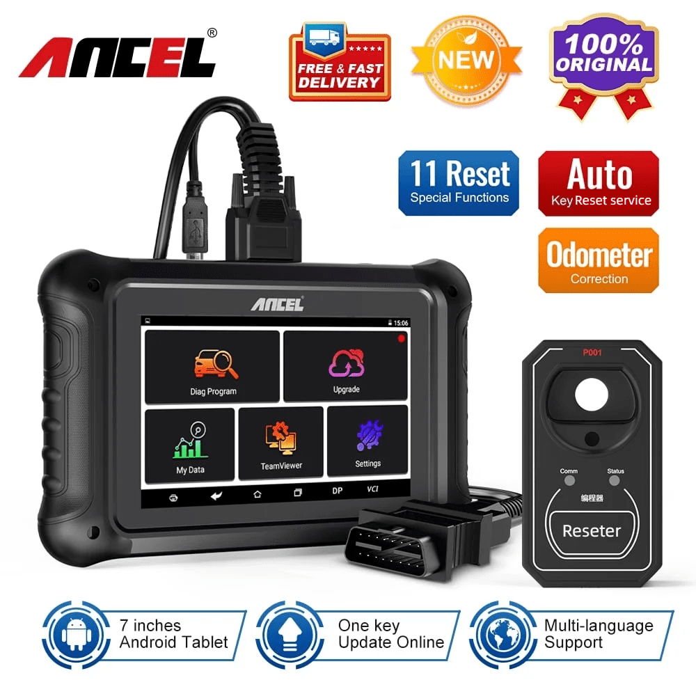 Ancel DP500 Automotive Diagnostic Scan Tool Car Mileage Adjustment Tool OBD2 Scanner Car Scanner