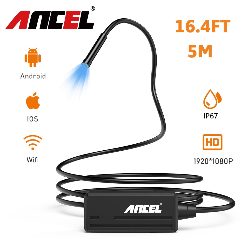Endoscope ANCEL AN302 HD - Double Caméra Articulée étanche IP67 - 5.25ft