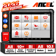 ANCEL X6 OBD2 Scanner 10" Bi-directional Full System Bluetooth Car Diagnostic Scan Tool with 10+ Resets, 2 Years Free Update