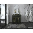 thumbnail image 1 of Ancerre Designs Aspen 36" Transitional Wood Bathroom Vanity Set in Black Onyx, 1 of 15