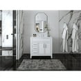 thumbnail image 1 of Ancerre Designs Aspen 36" Transitional Wood Bathroom Vanity Set in White, 1 of 17