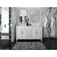 thumbnail image 1 of Ancerre Designs Aspen 60" Transitional Wood Bathroom Vanity Set in White, 1 of 16