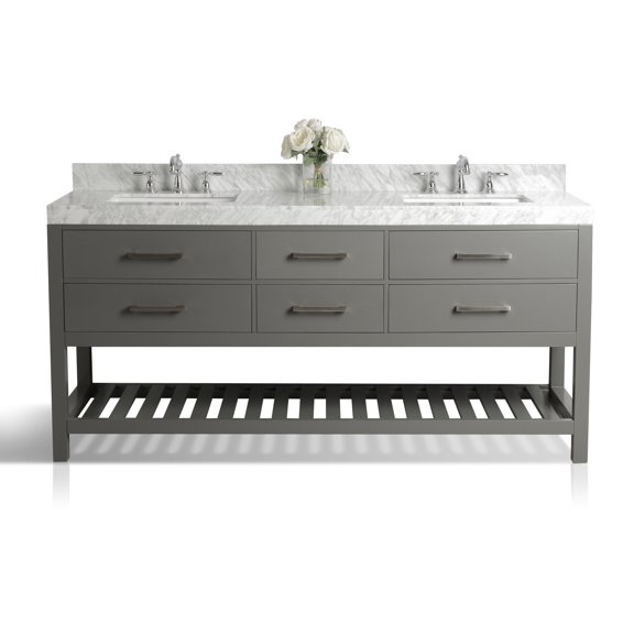 Ancerre Designs Elizabeth 72'' Double Bath Vanity Set