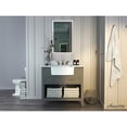 thumbnail image 1 of Ancerre Designs Hayley 36" Farmhouse Wood Bathroom Vanity Set in Sea Cloud Gray, 1 of 15
