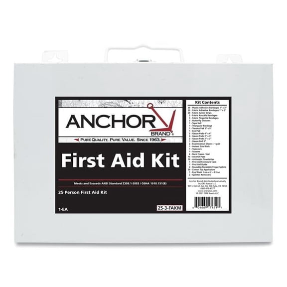 Anchor 101-4SH-9-FAC 4 Shelf 2009 First Aid Cabinet, Steel