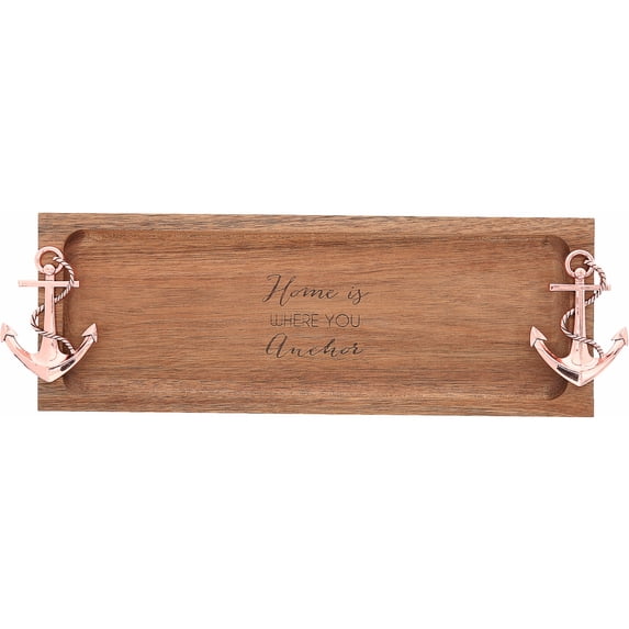 Pavilion Gift Company - Anchor - 14.25" Acacia Serving Board