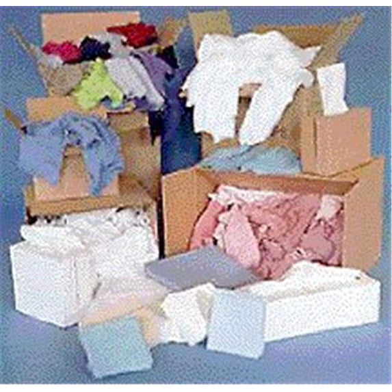 Anchor 30-550-50 50 lbs White Polo Knit T-Shirt Wipers, Pack of 50