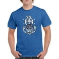 thumbnail image 1 of Anchor And Compass Art T-Shirt Men -Smartprints Designs, Male Large, 1 of 4