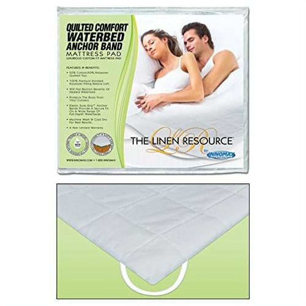 Anchor Band Waterbed Mattress Protector Pad Waterbed Queen (60x84 inch