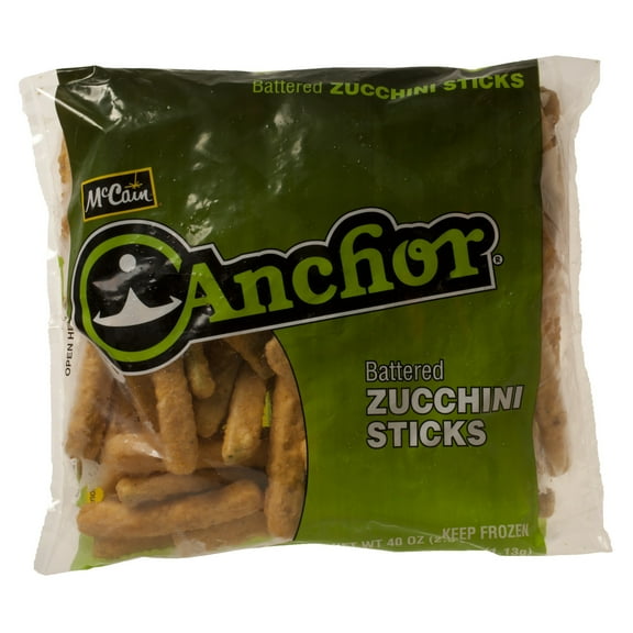 Anchor Battered Zucchini Sticks 2.5 lb, (Pack of 6)