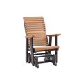 thumbnail image 1 of Anchor Bay Amish Crafted Poly Outdoor Swivel Glider, High-Back, Antique Mahagany on Black, 1 of 5