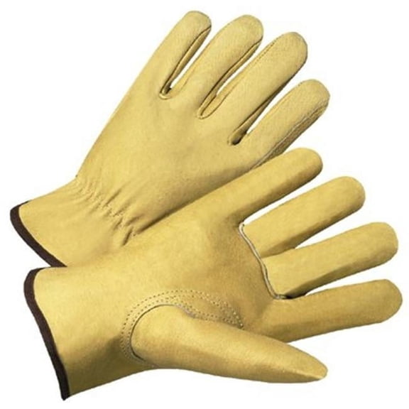Anchor Brand 101-4800L Anchor 7007L Premium Pigskin Drivers Gloves Large