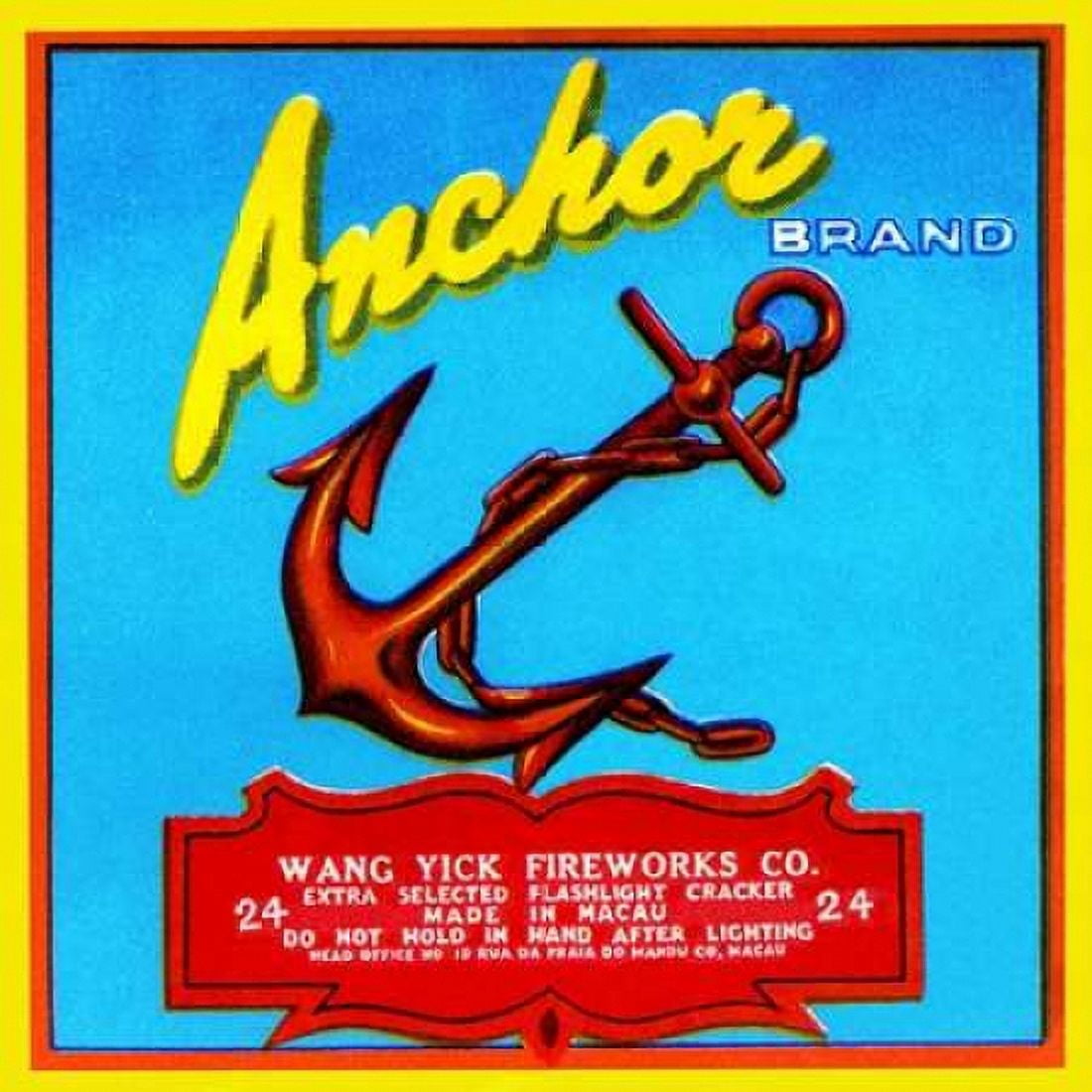 Anchor Brand Fireworks Canvas Art - Unknown (24 x 24)