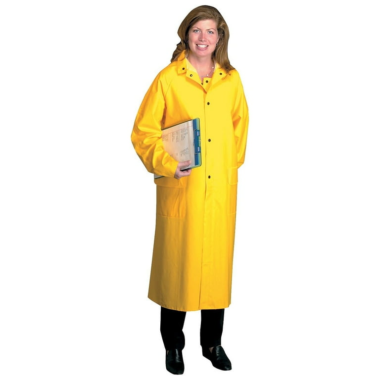 Large PVC/Polyester Raincoat Large PVC/Polyester Raincoat